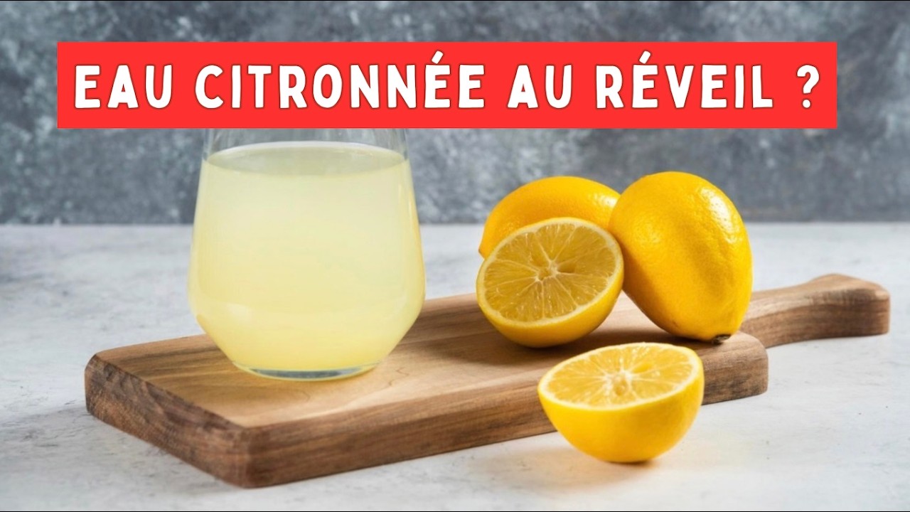 Quand BOIRE de l'EAU CITRONNÉE ?