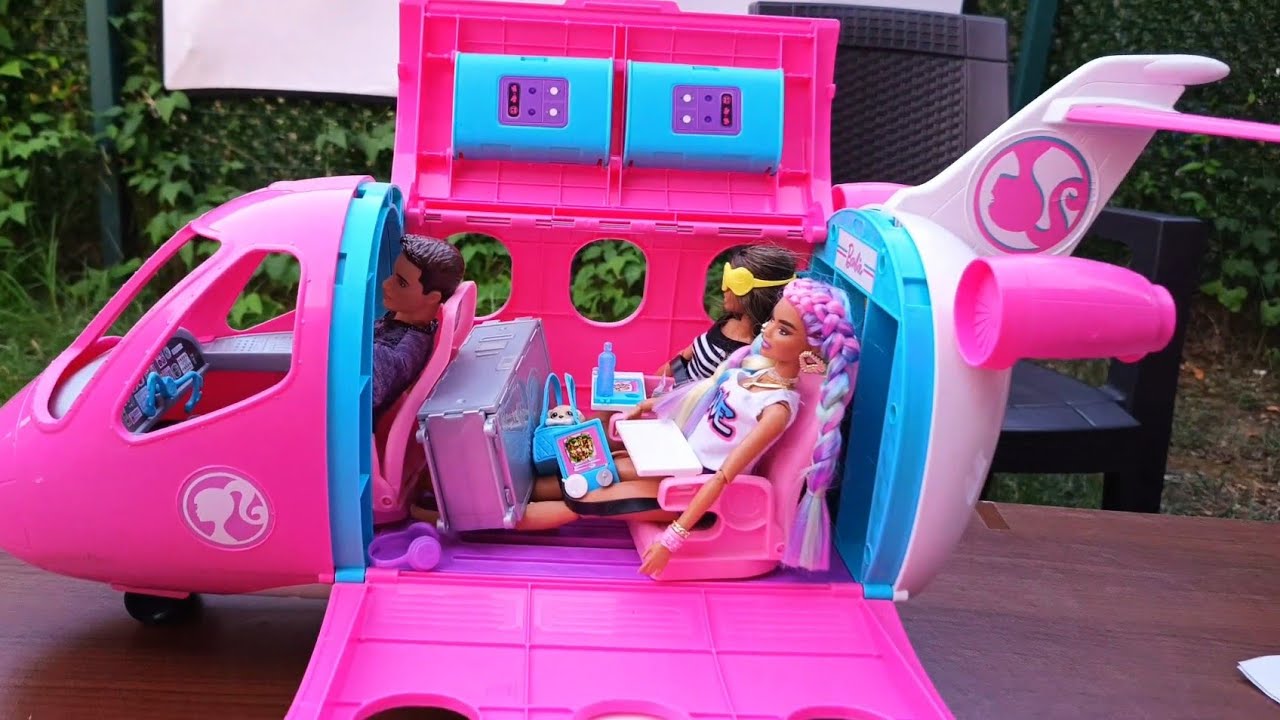 BARBİE'NİN UÇAĞI Ve HELİKOPTERİ KUTU AÇILIMI SARE TV 🎈 #barbie #toys #doll 🎁