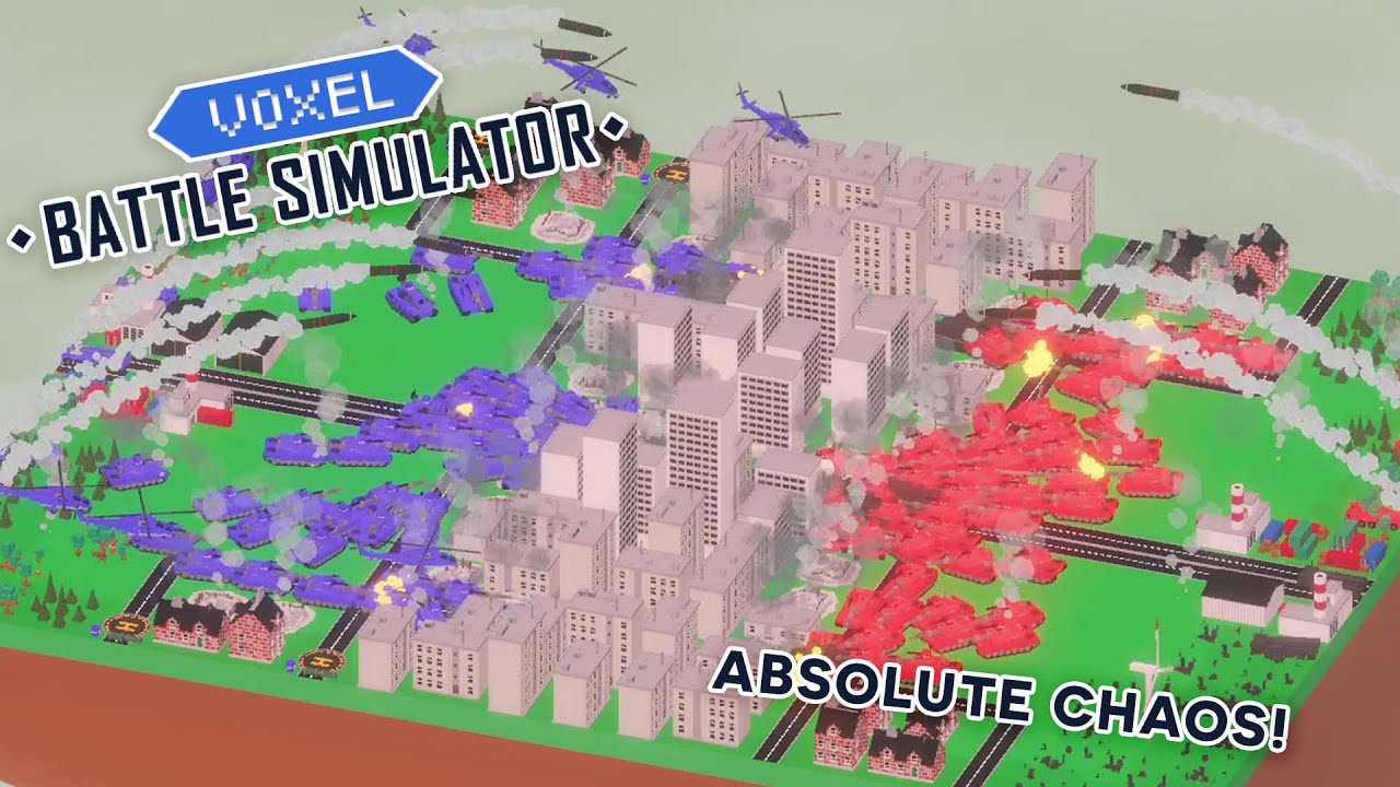 FIRST LOOK AT VOXEL BATTLE SIMULATOR!