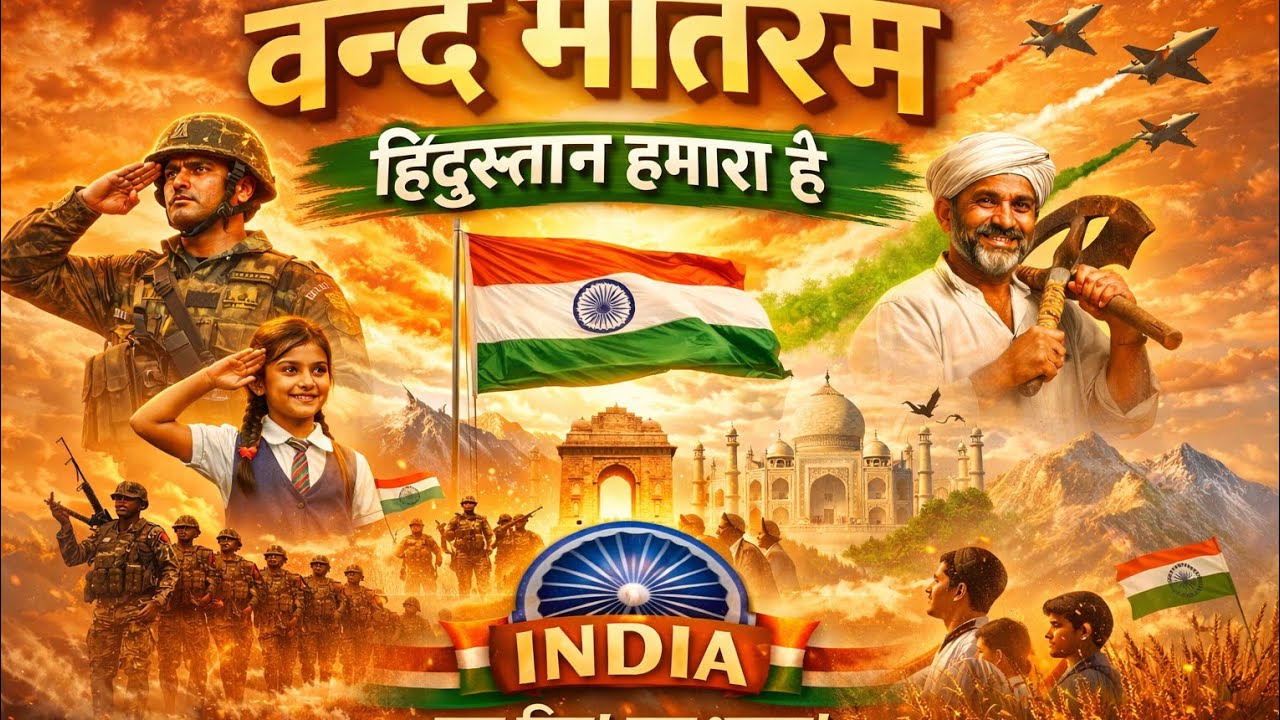 वन्दे मातरम | Hindustan Hamara Hai | Powerful Patriotic Song 2026 | Republic Day Special 🇮🇳