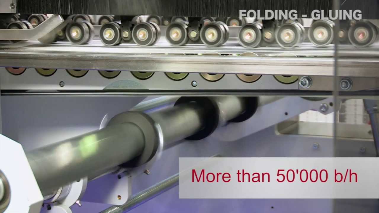 BOBST hot foil stamping, die cutting and folding-gluing process for the folding carton industry