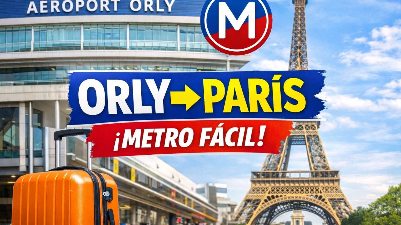 Cómo ir del Aeropuerto de Orly al Centro de París en Metro 🚇✈️ | Guía Rápida 2026 #paris #france #yt