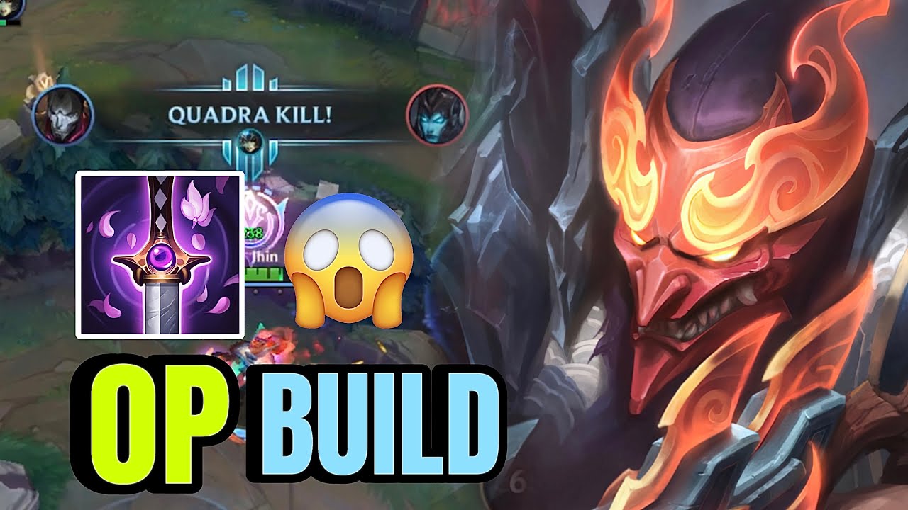 JHIN 17 KILLS YOUMUU'S LETHALITY BUILD SO BROKEN EASY QUADRA KILL WILD RIFT