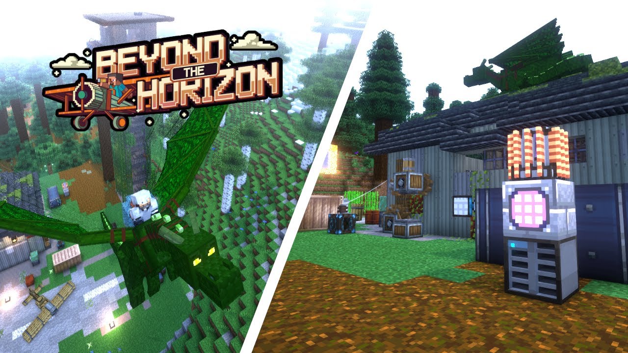 BTH Beyond the Horizon Ep 4 Taming Storage... and Dragons | Minecraft 1.20.1