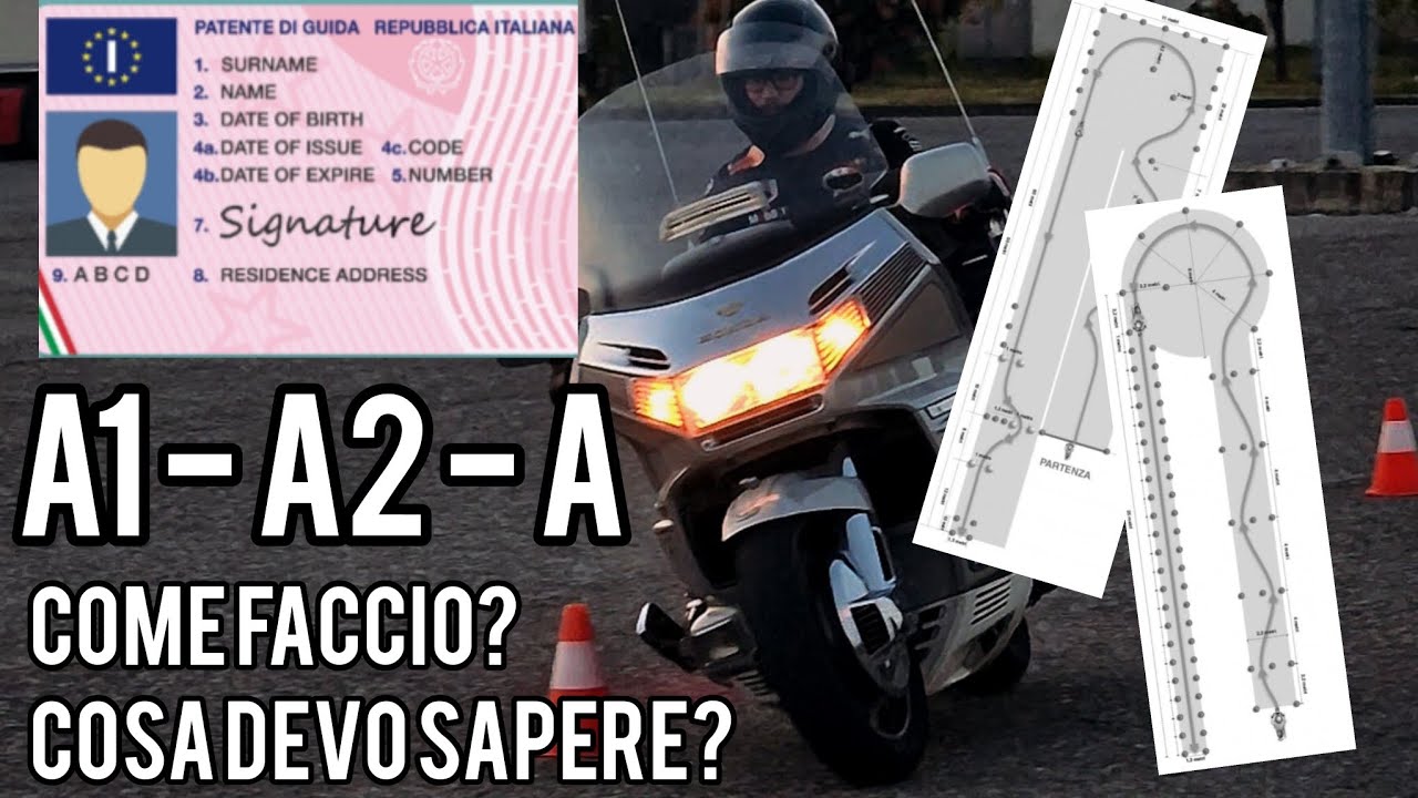 Tutto quello che DEVI SAPERE sulle PATENTI A1, A2, A e spiegazione ESAME