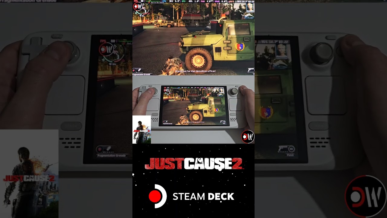Just Cause 2 Steam Deck Gameplay: PS3/360 Era Open World Classic