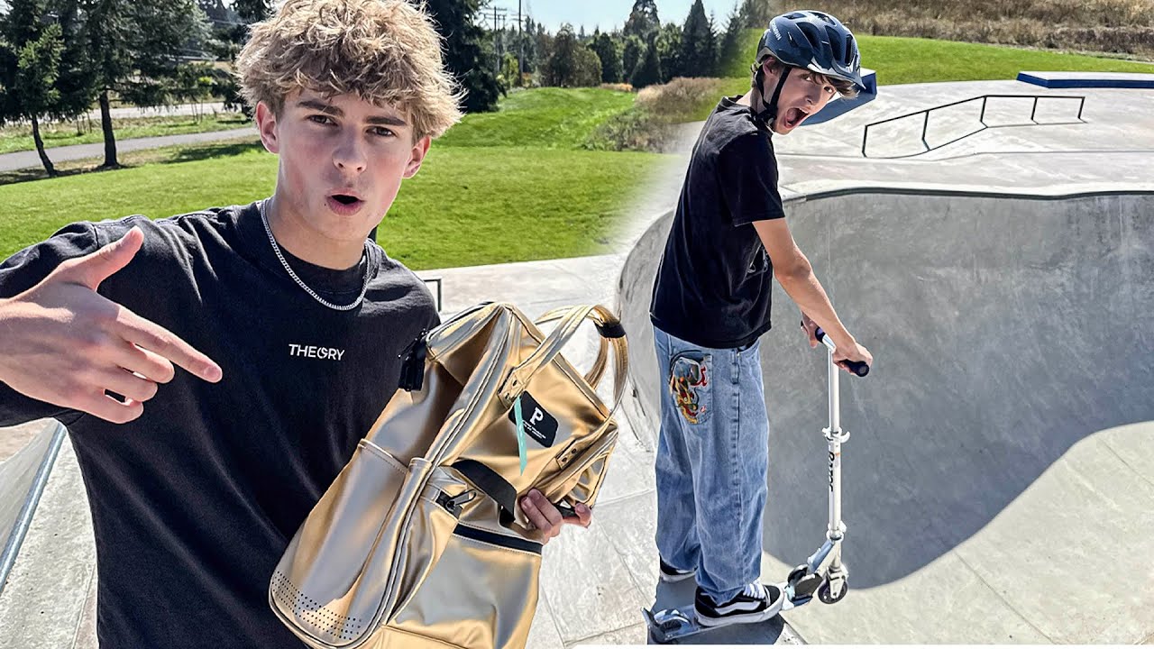 Scooter Kid Does Insane Tricks For This Prize!