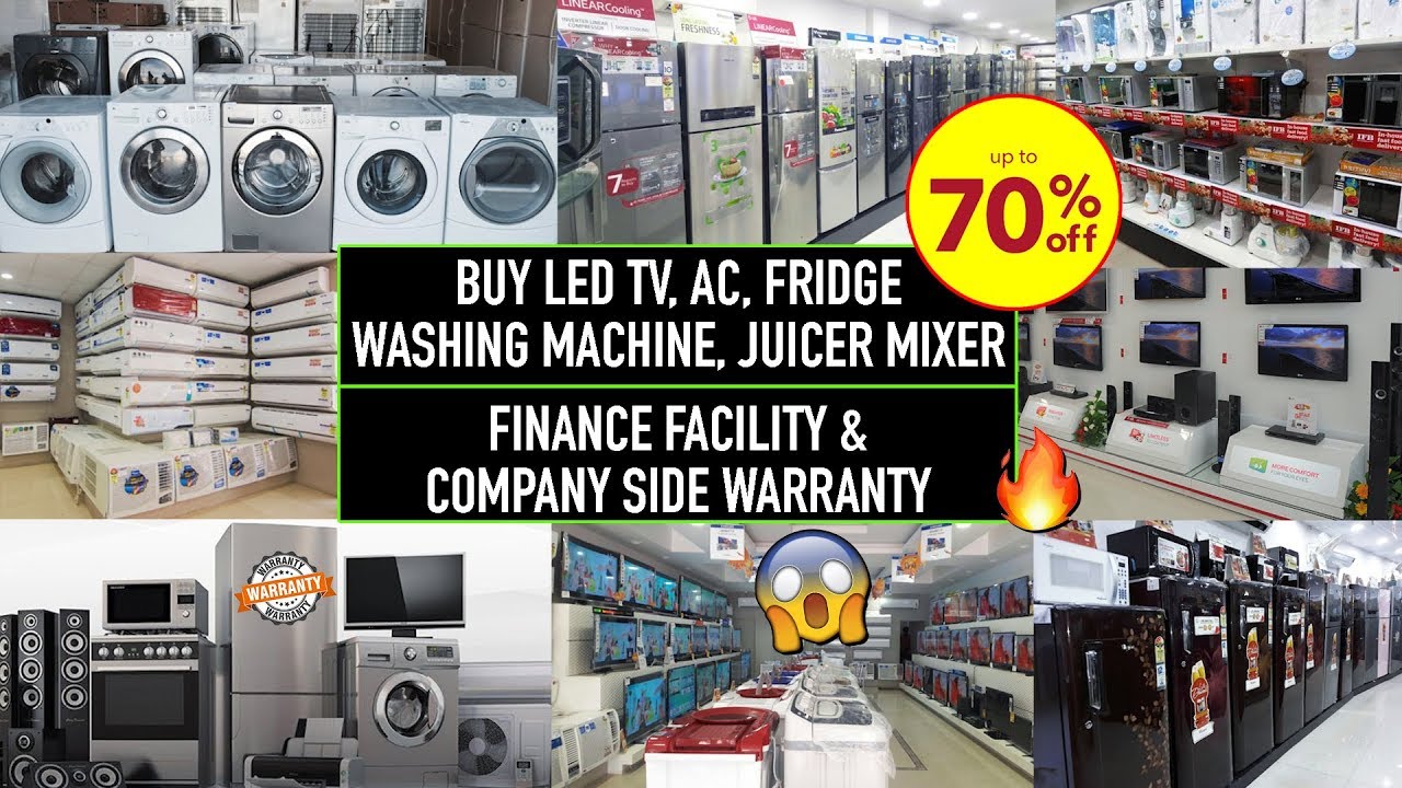 Buy Factory Second Sale Electronics At Heavy Discount | Wholesale/Retail, AC, Fridge, Juicer, Led Tv