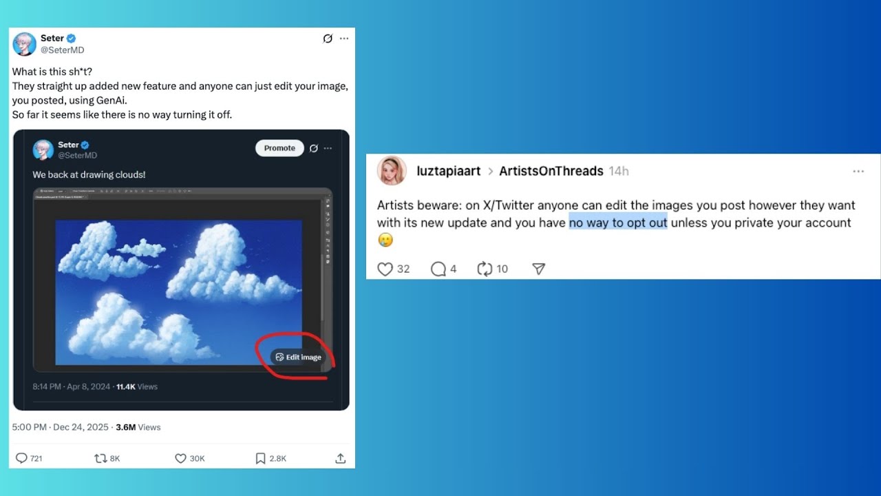 Хотите отключить новую функцию редактирования изображений в X / Twitter? Вот что нам известно.