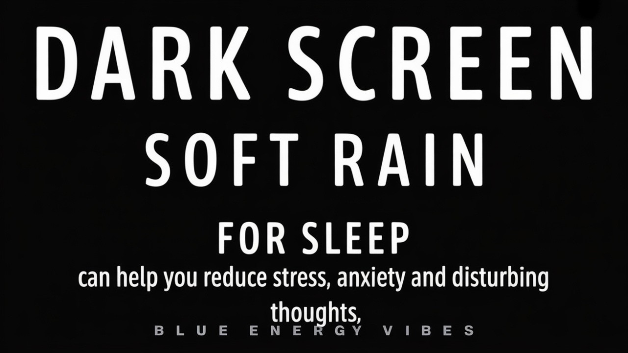 BLACK SCREEN Heavy Rain and Thunder Sounds for Full Night Sleep and Total Relaxation 25