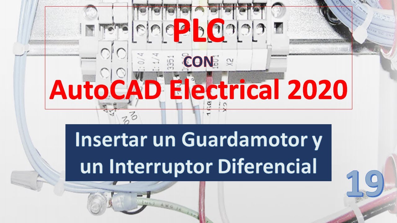 Guardamotor y Diferencial con AutoCAD Electrical 2020 19