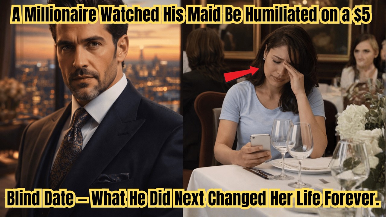 Millionaire Watched His Maid Humiliated on a $5 Blind Date What He Did Next Changed Her Life Forever