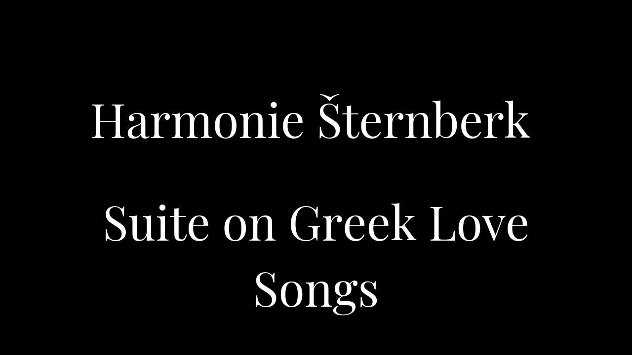 Henk van Lijnschooten: Suite on Greek Love Songs - Harmonie Šternberk - 2019