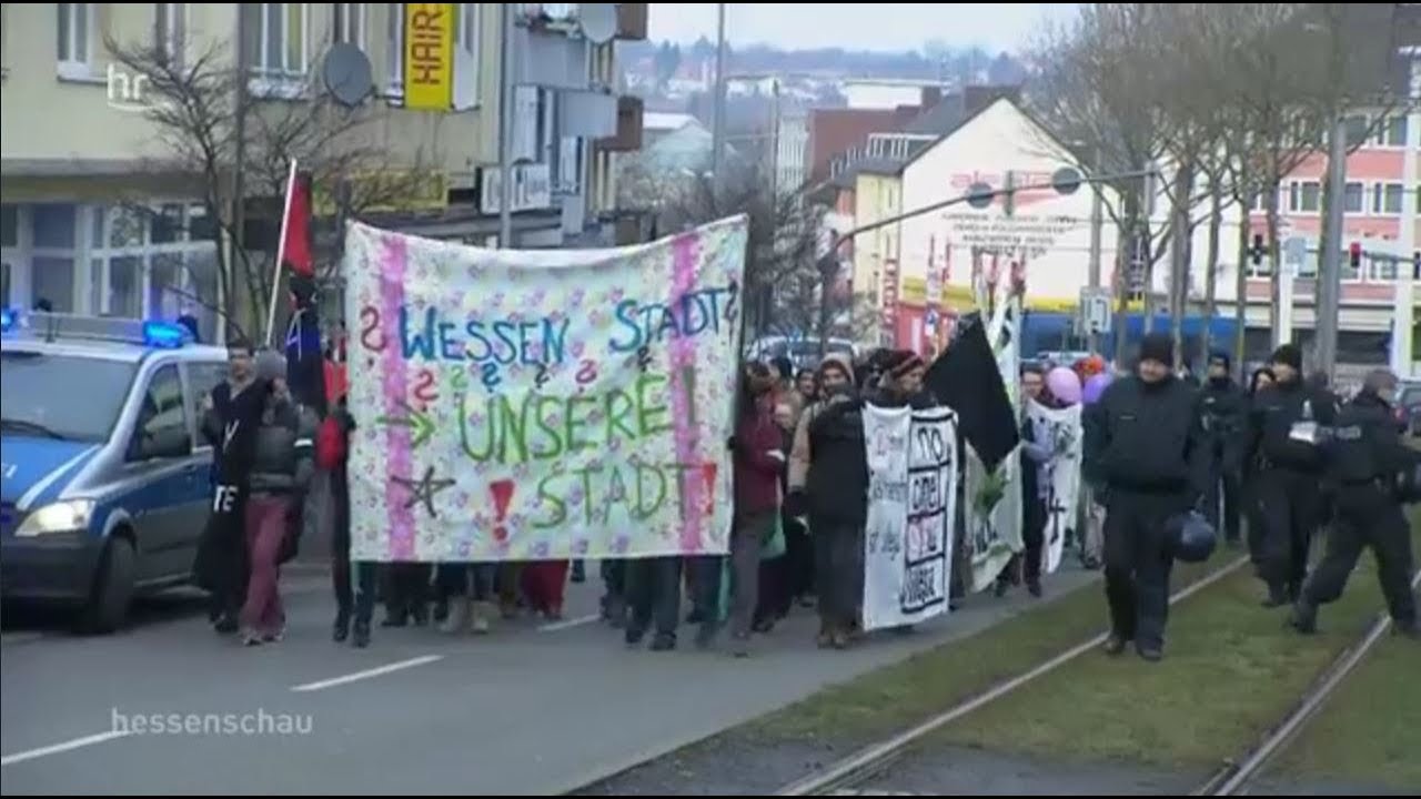 Demo gegen Entmietung in Kassel