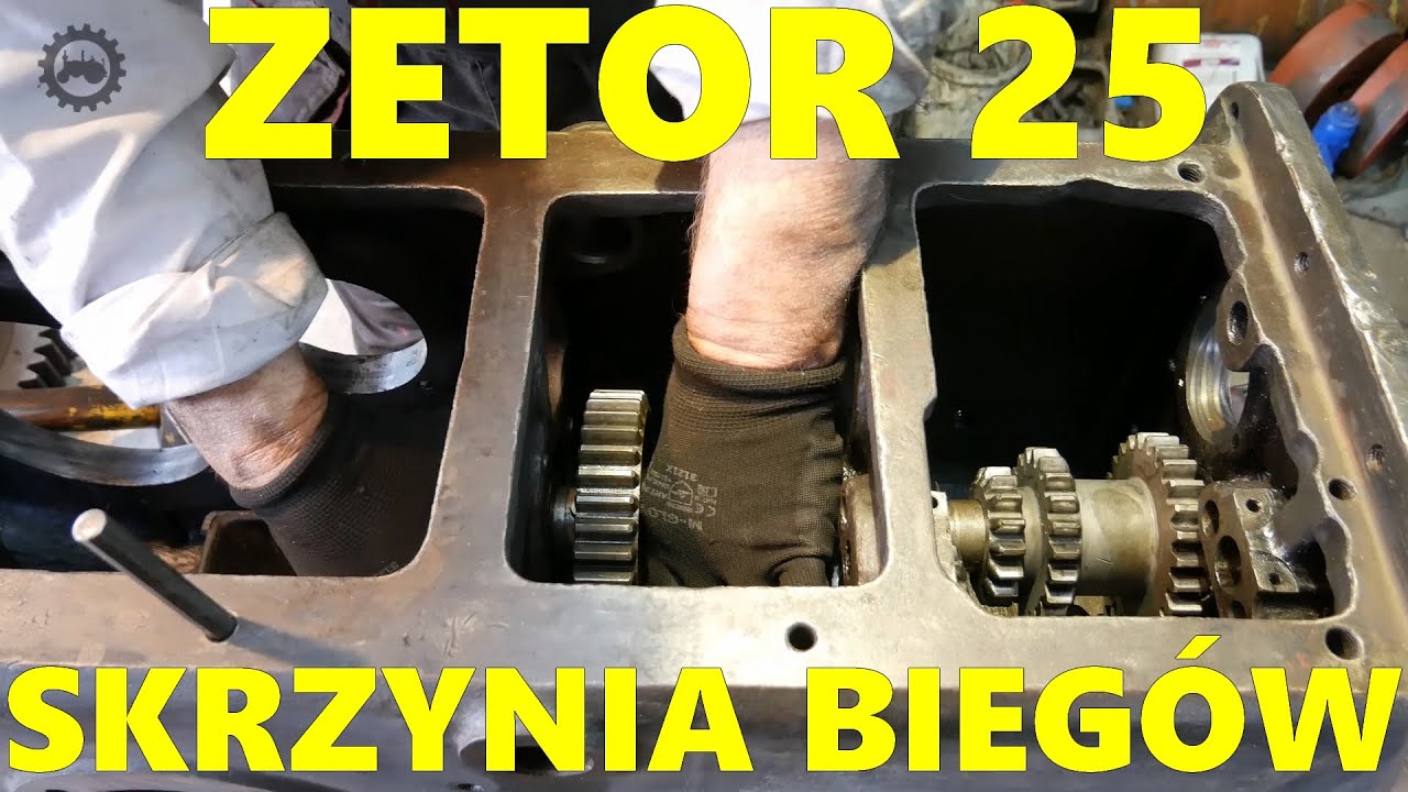 SKRZYNIA BIEGÓW ZETOR 25 - część 1 | Poradnik warsztatowy