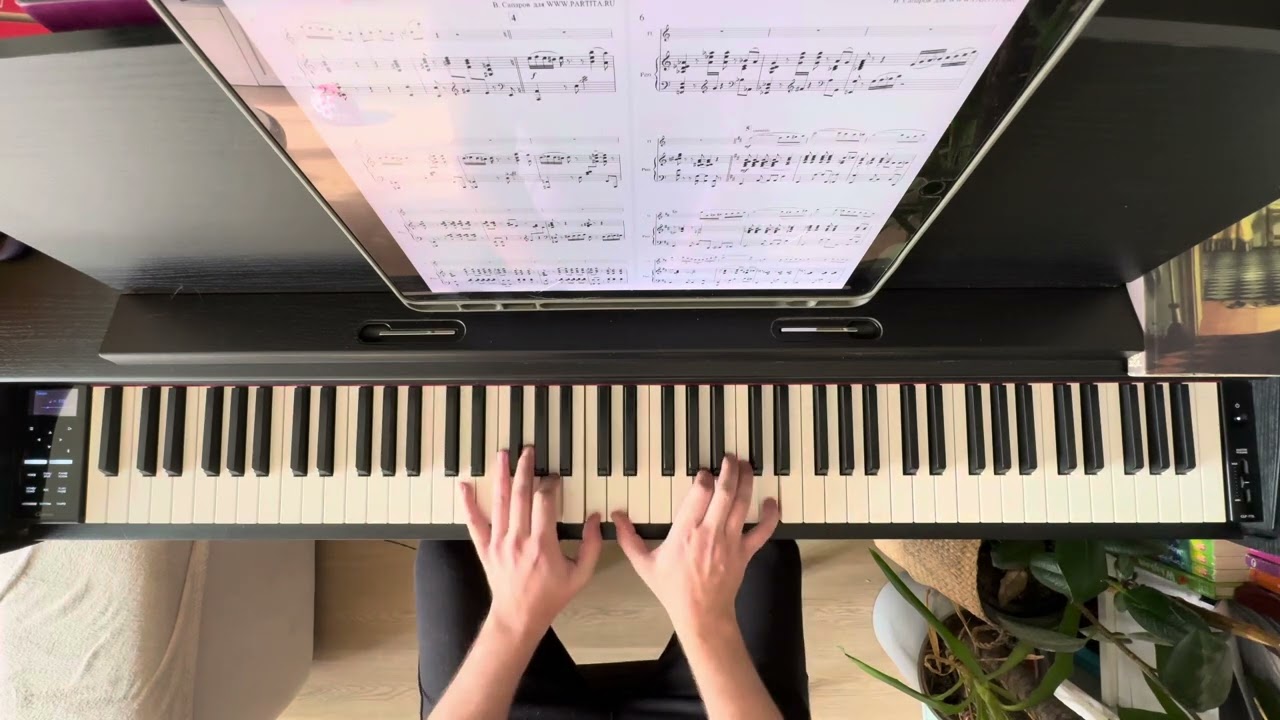 Saparov - Piazzola- Alla Tango 🎵115 - Piano Part