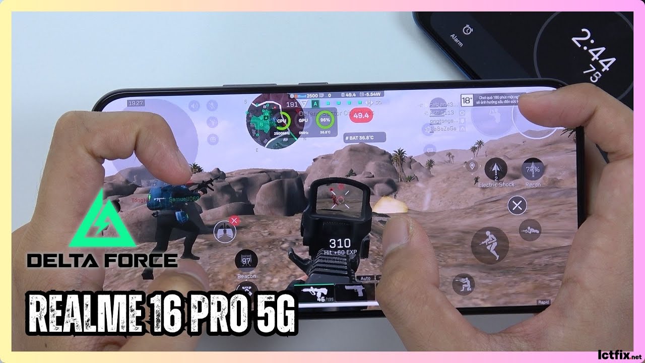 REALME 16 PRO 5G Delta Force Gaming Test | Dimensity 7300 Max | 144Hz AMOLEDELTAFORCE