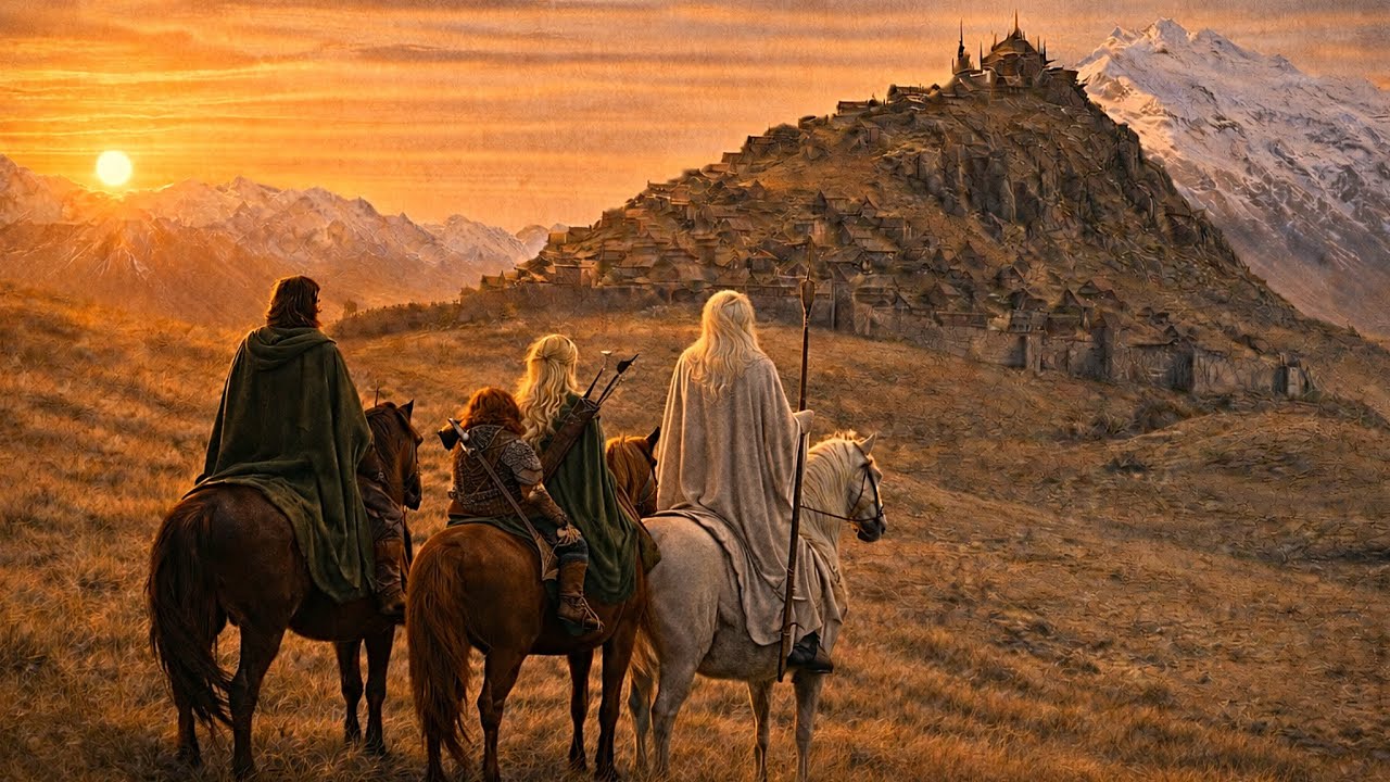 Peaceful Plain Of Rohan | LOTR-Style Music for Focus & Calm