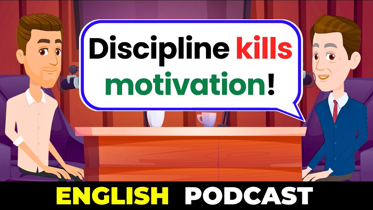 Slow English Podcast | How To Be More Disciplined| English Podcast for English Speaking