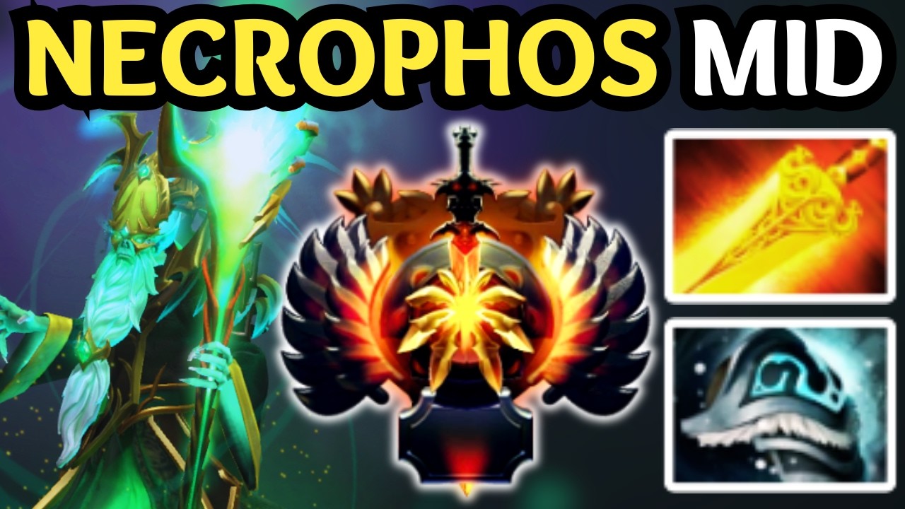 🔥 NECROPHOS MID — DEATH PULSE 😈 SCYTHE 😈 LONG DEATH 😈 | DOTA 2 🔥