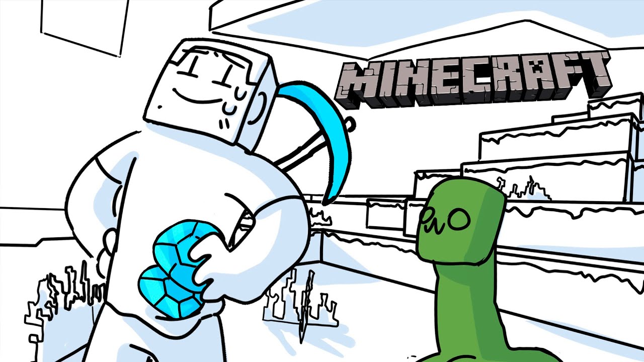 Весь Minecraft за 6 минут! ( АНИМАЦИЯ )