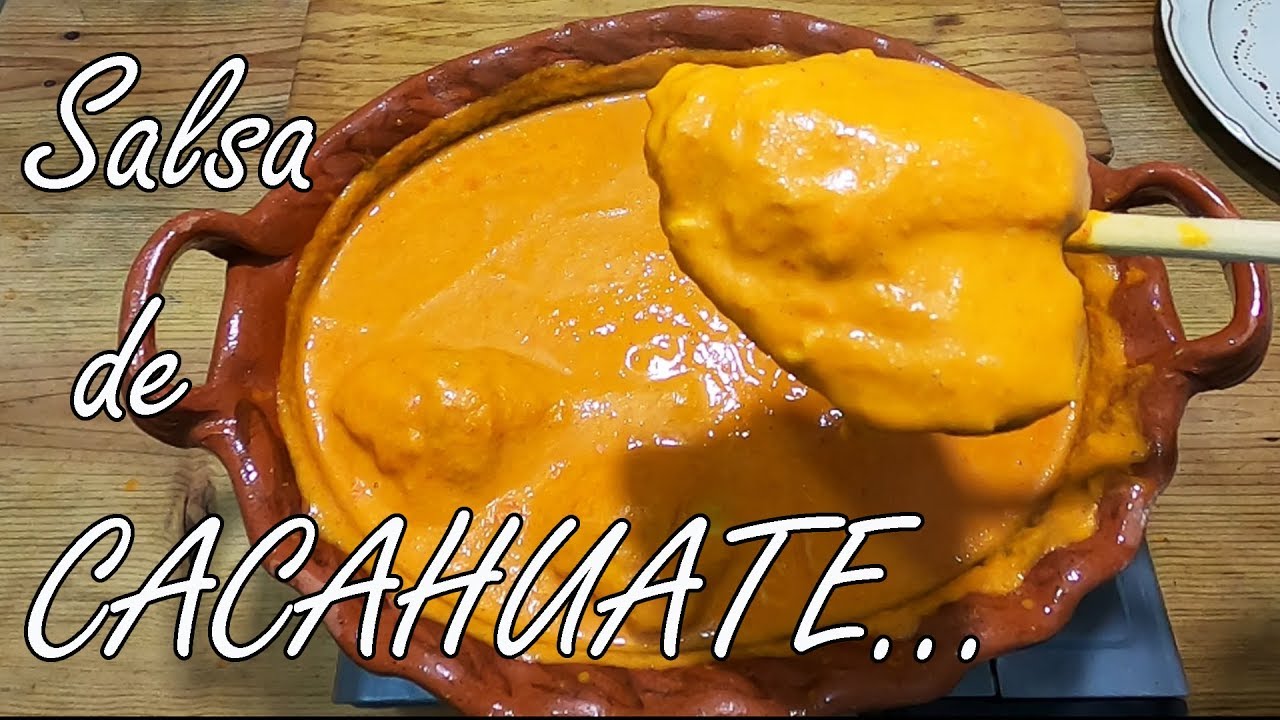 Pollo en salsa de CACAHUATE | El Mister Cocina