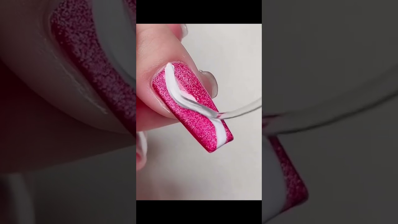 Moonstone Cat Eye ➕ Gummy Gel Nail Art 💅🏻