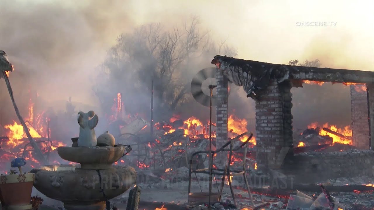 Tick Fire Burns Nearly 4,000 Acres, Mandatory Evacuations In Effect