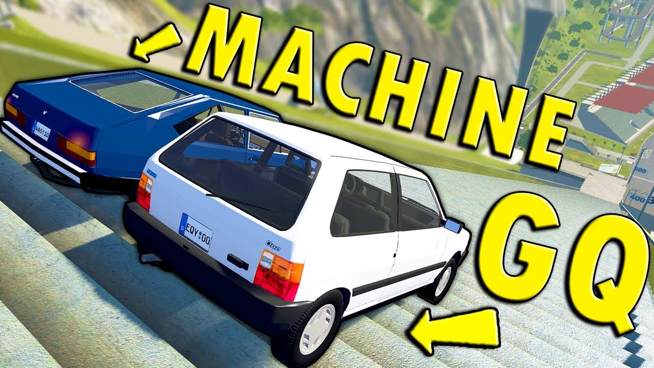 DESCENDO a ESCADARIA no MODO MULTIPLAYER! BeamNG.drive