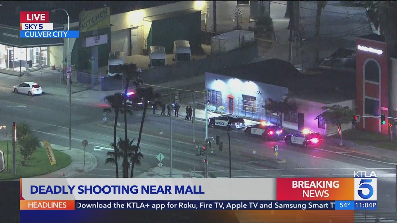 1 person killed in shooting outside mall in Culver City
