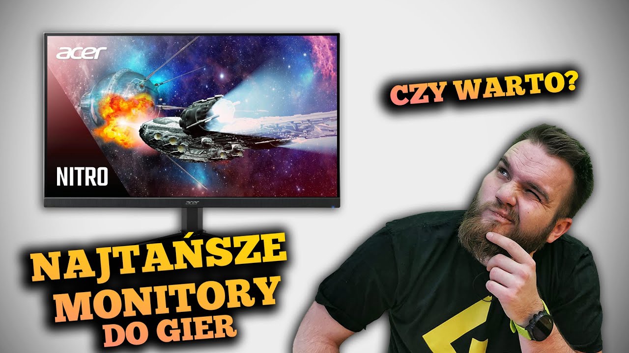 NAJTAŃSZY MONITOR GAMINGOWY | @Dla Gracza