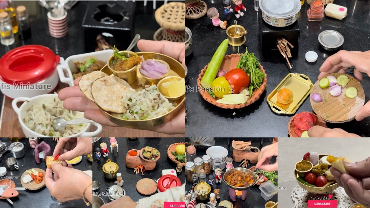Sneak peek into my compilation of miniature recipes #miniature #viralvideo #viralreels #viral #post 