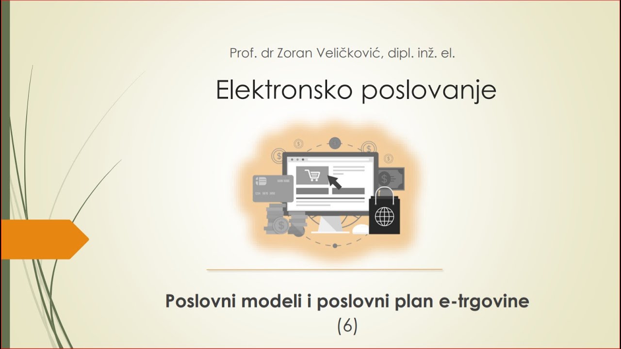 Poslovni modeli i poslovni plan e-trgovine