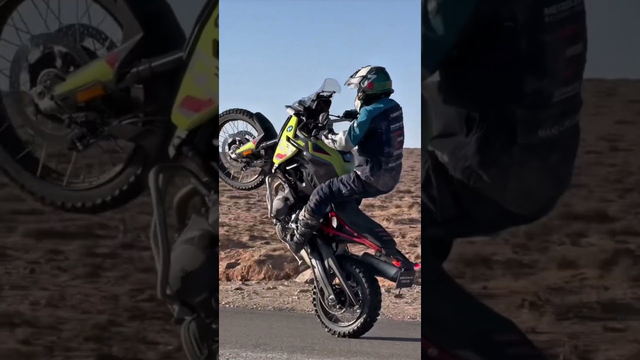 How to wheelie a BMW F900 