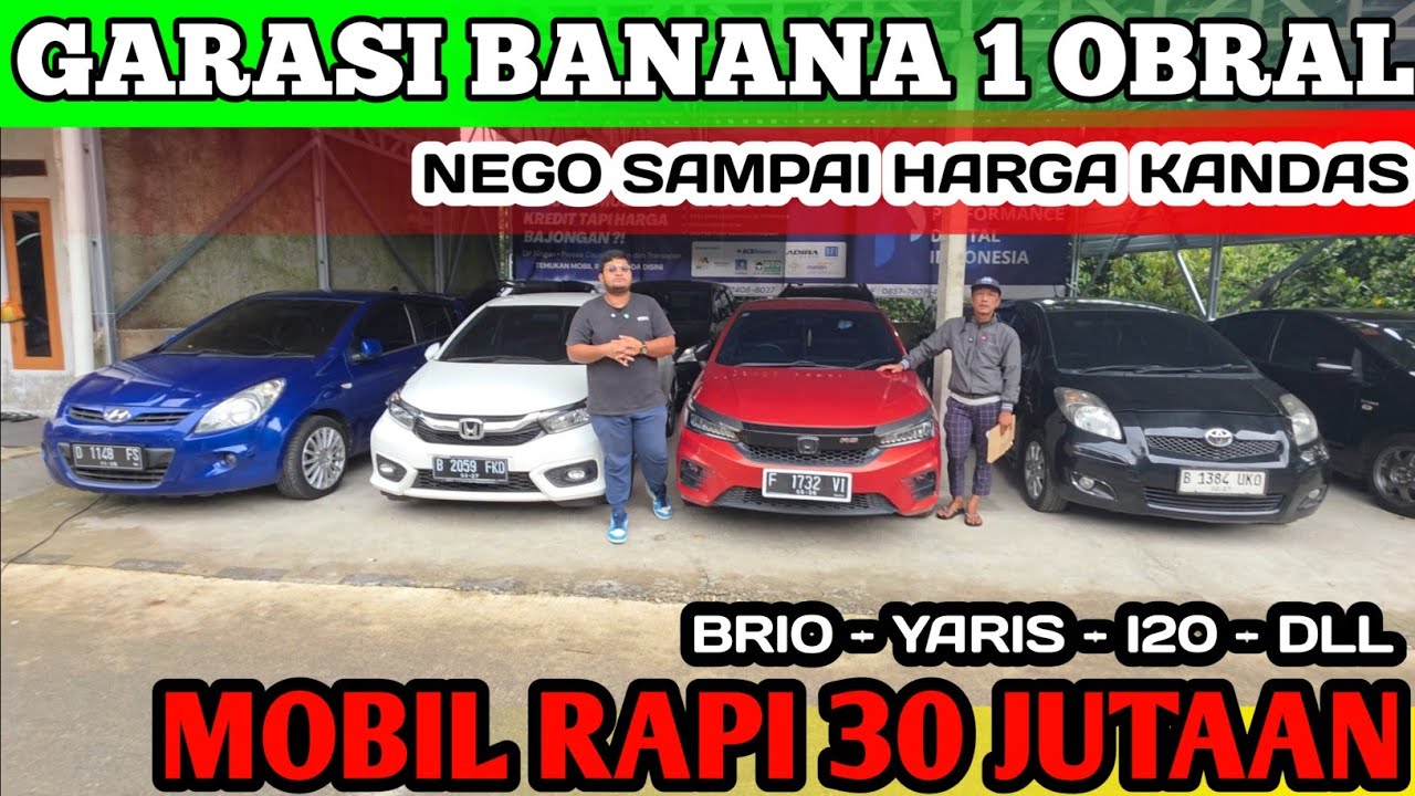 Jual 30 Jutaan Lapak Mobil Bekas Bajongan Murah di Garasi Banana Terbaru Obral
