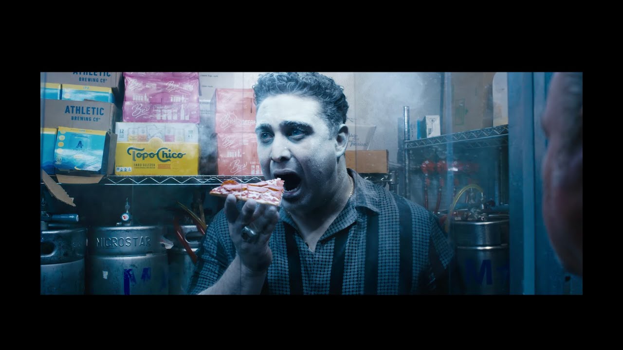 Tony's Pizza commercial. Frozen.