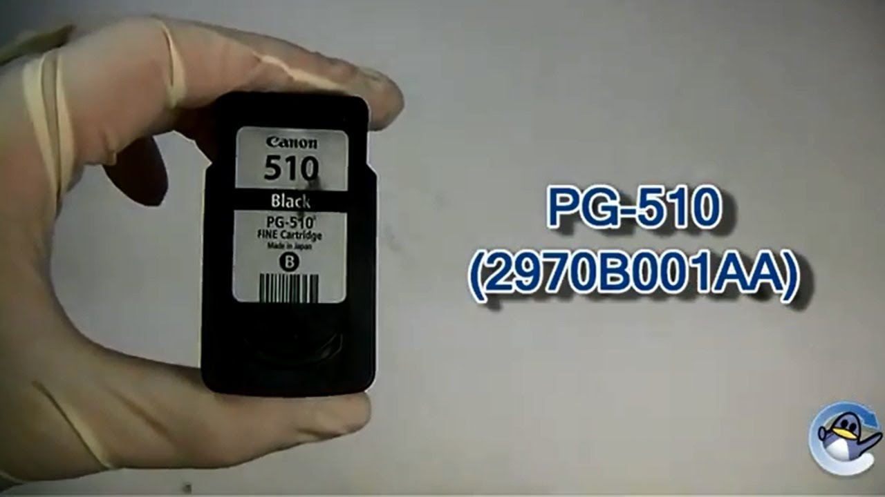Как заправить черный картридж Canon PG-510