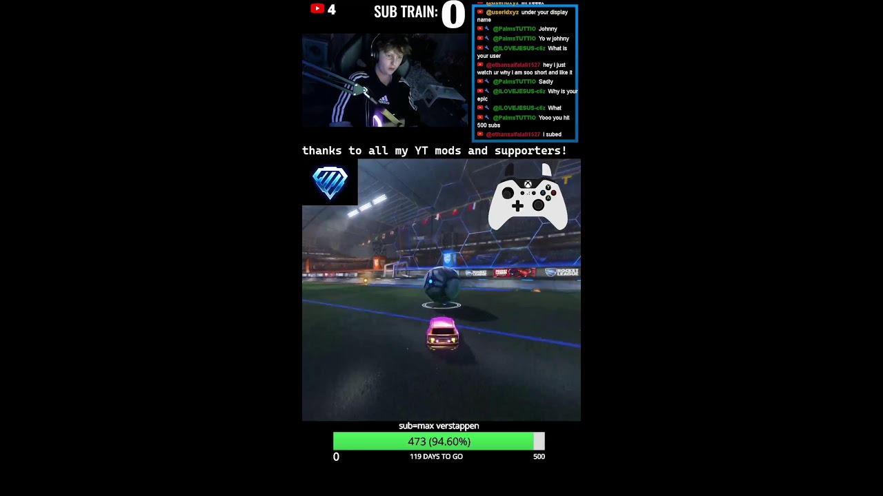 RL with @Mr.Bustrl #rocketleague #rl