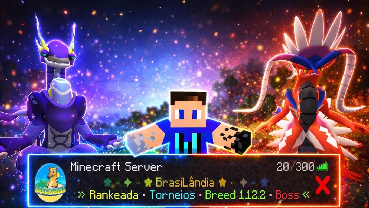 O NOVO SERVIDOR DE PIXELMON BRASILÂNDIA COM GEN -9!