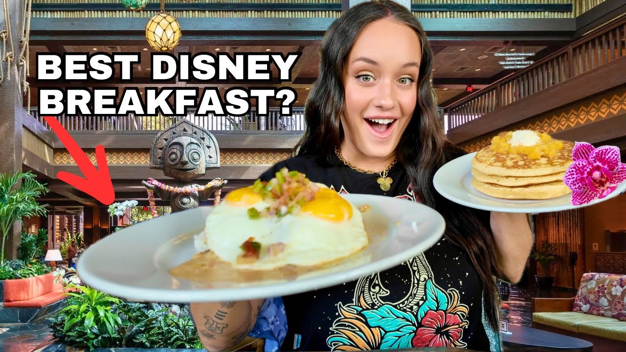 BEST Breakfast At Disney World: Kona Cafe At The Polynesian Resort!