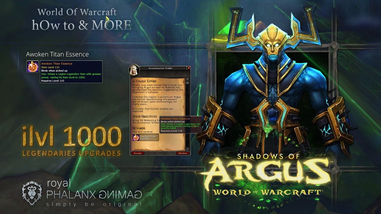 The Cursed Shard - upgrades your legendaries to ilvl 1000