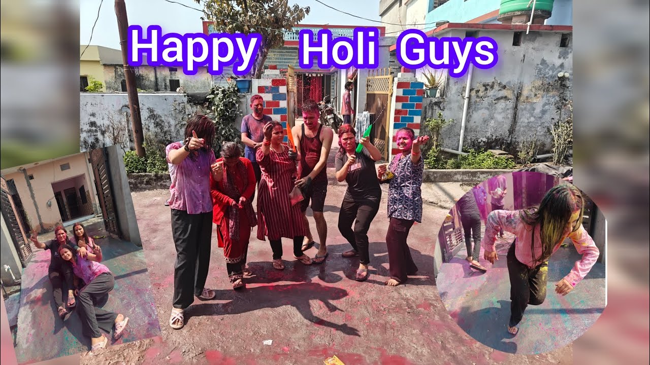 Happy holi guys .... With family🧿😍