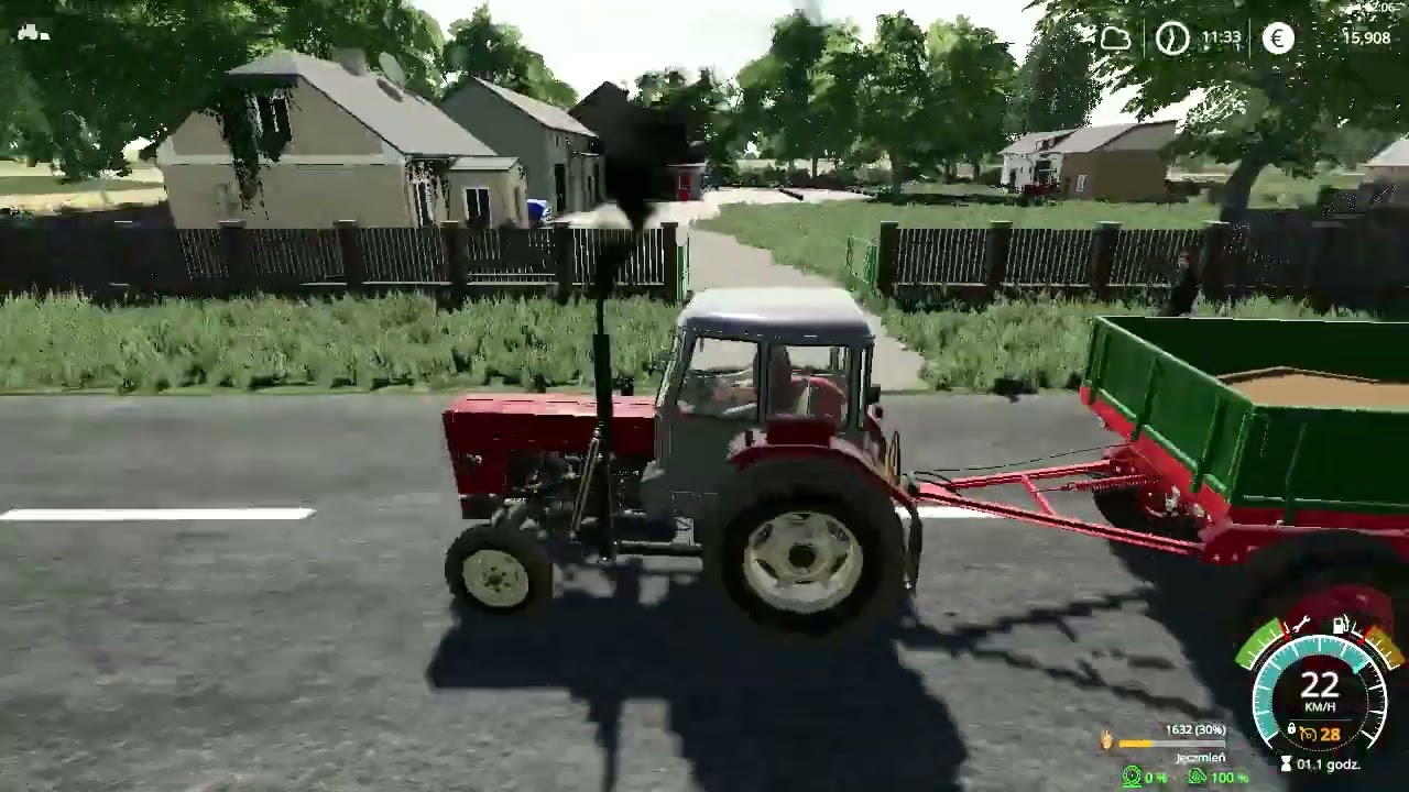 Pojechałem sprzedać zboże bo mi sie więcej nie mieści (W Polsce) (FS19)