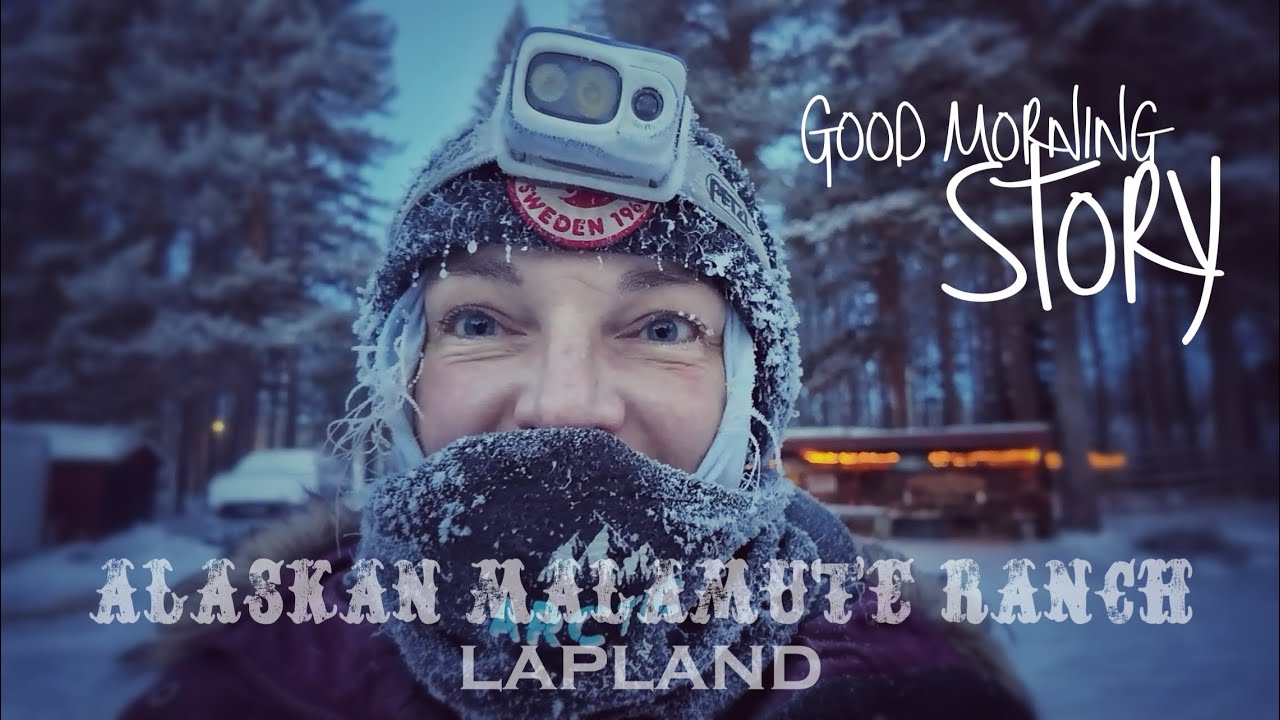 Good Morning Story #3 | extremer Winter in Lappland, spazieren auf Eis, Auflösung des Gewinnspiels