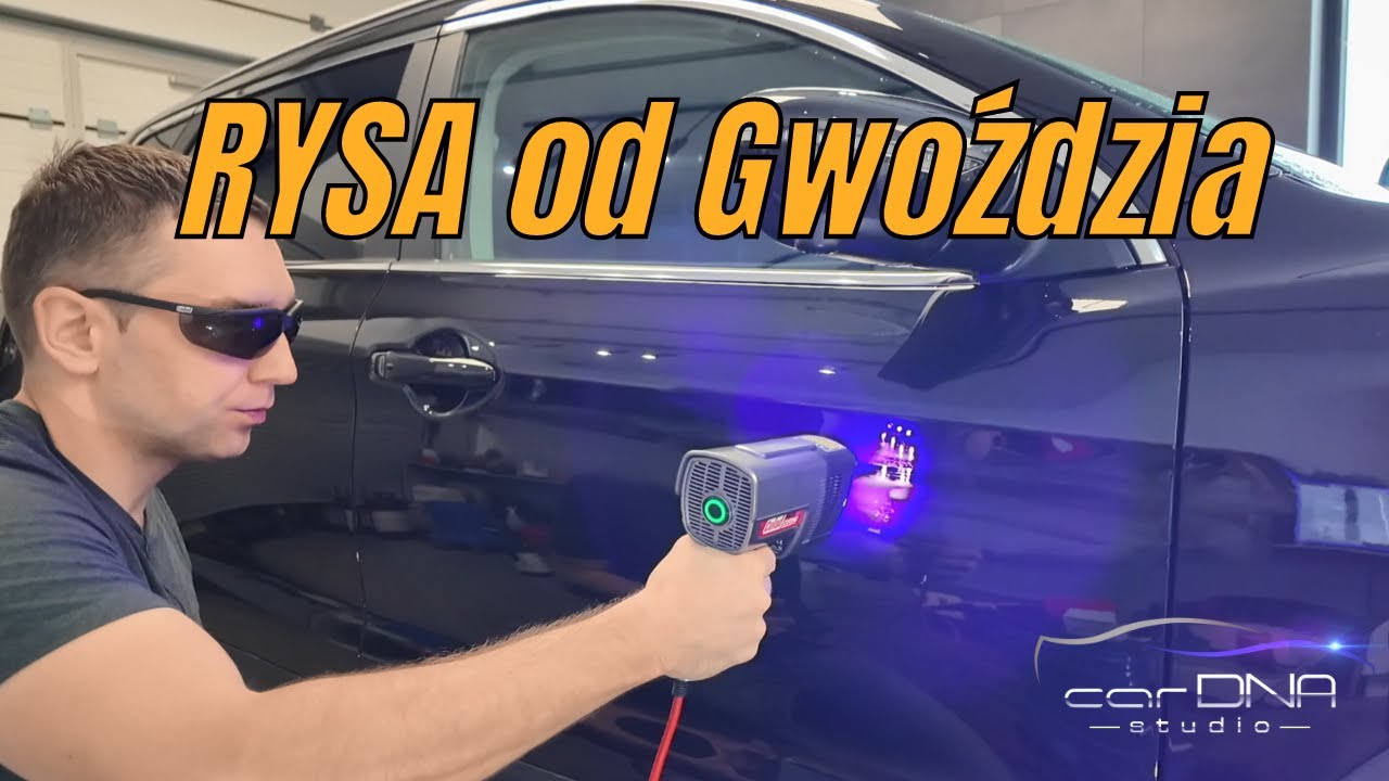Jak usunąć / zamaskować głęboką rysę na lakierze ?  cardna deep scratch