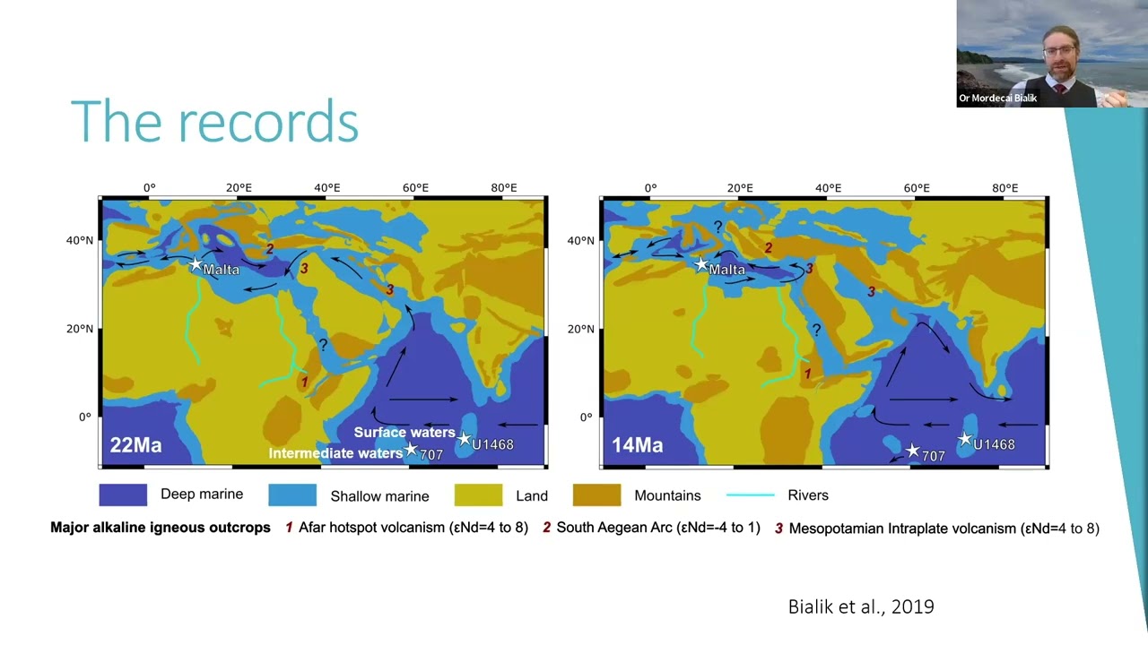 Miocene evolution of the Mediterranean following decoupling from the Indian Ocean, Dr. Or Bialik