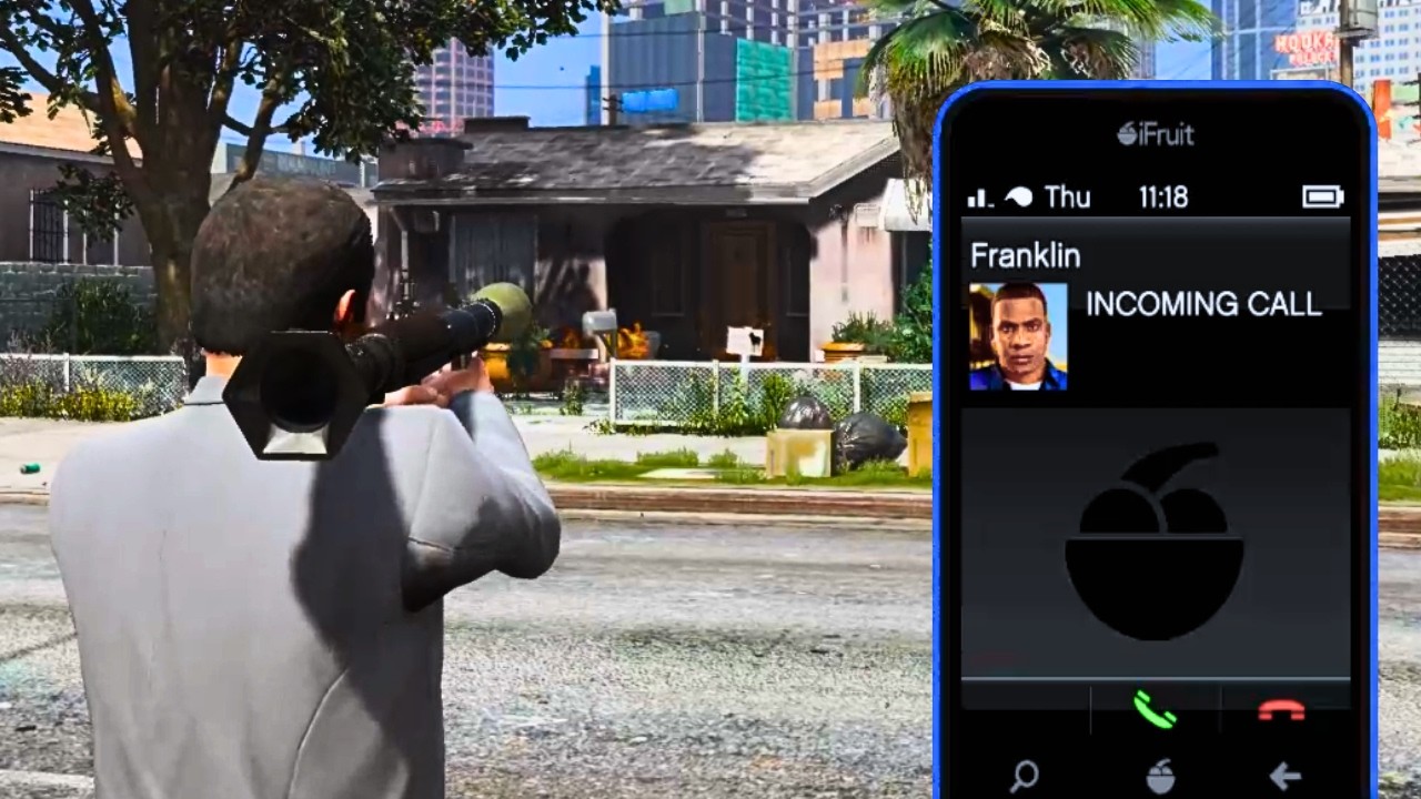 What Happens If Michael Shoots Rockets at Franklin’s House Before They Meet? (GTA 5)
