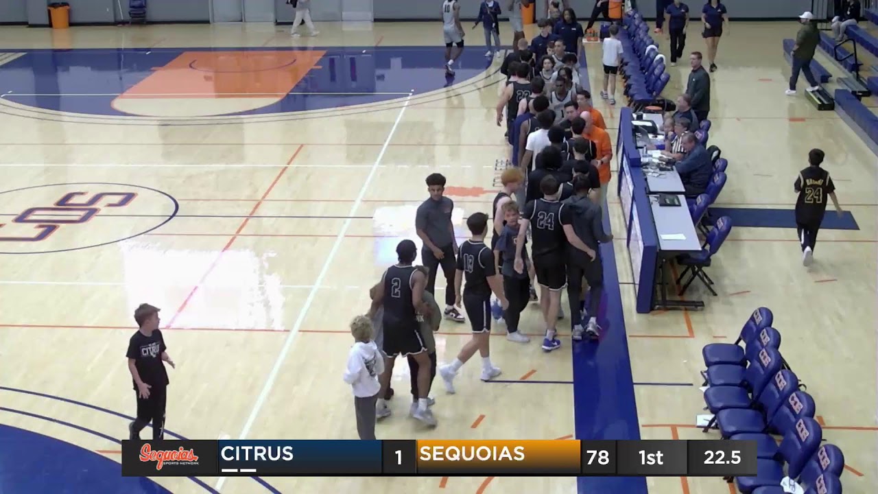 College of the Sequoias vs Citrus College Men's Junior College Basketball