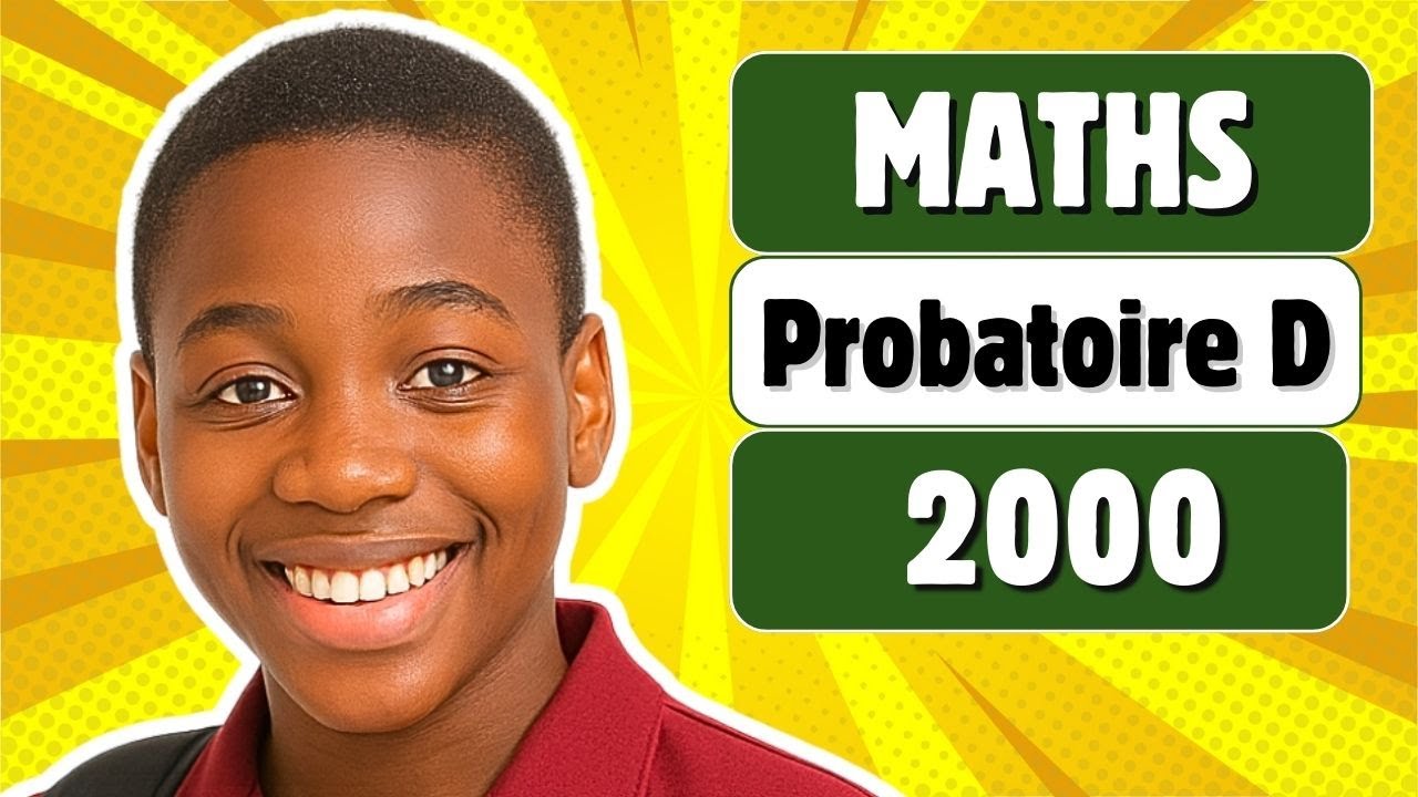 Probatoire D 2000  en Maths