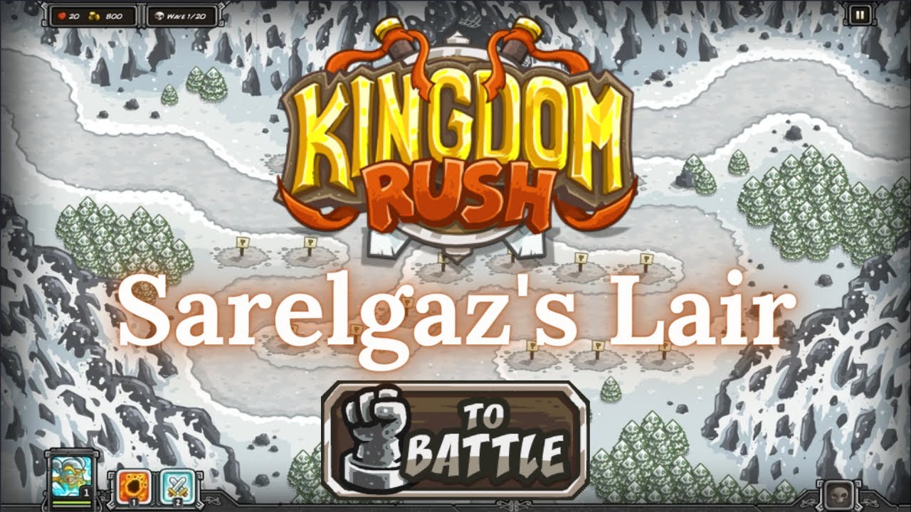 Kingdom Rush - SARELGAZ'S LAIR - Iron (VETERAN)
